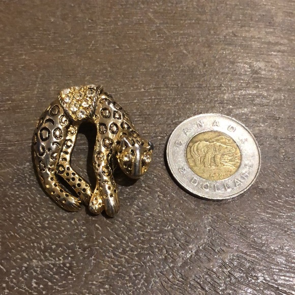 Vintage Leopard Brooch - Picture 3 of 3